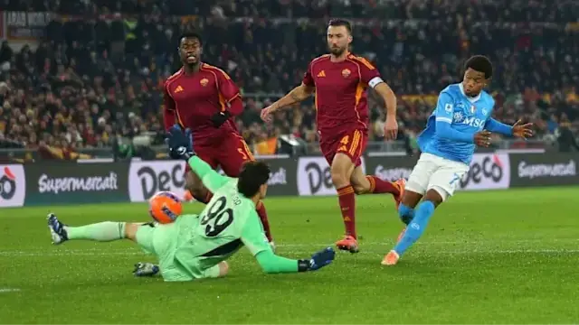 Hojlund kiến tạo, Napoli hạ gục AS Roma